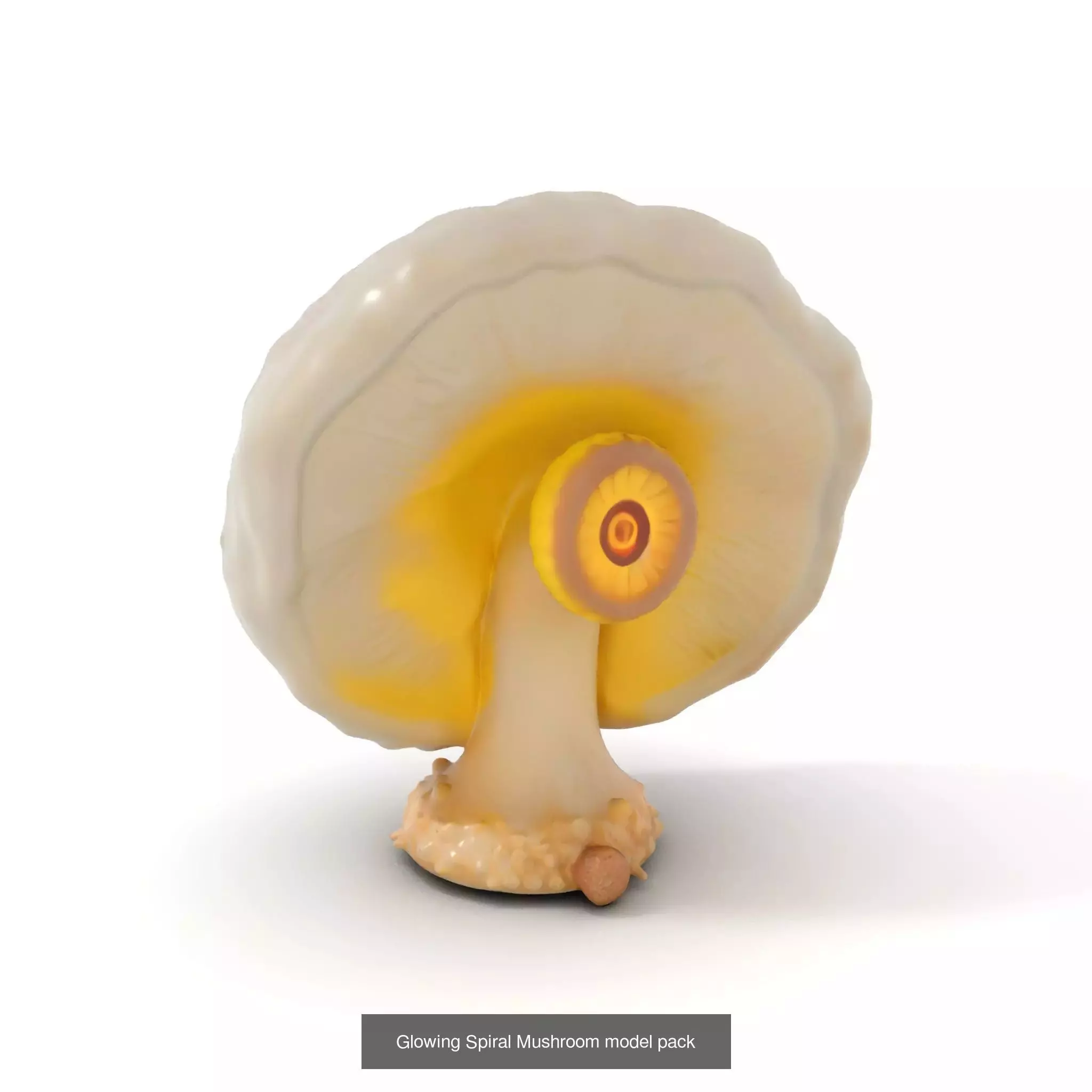 Glowing Mushrooms Universe 3D Model Collection_55