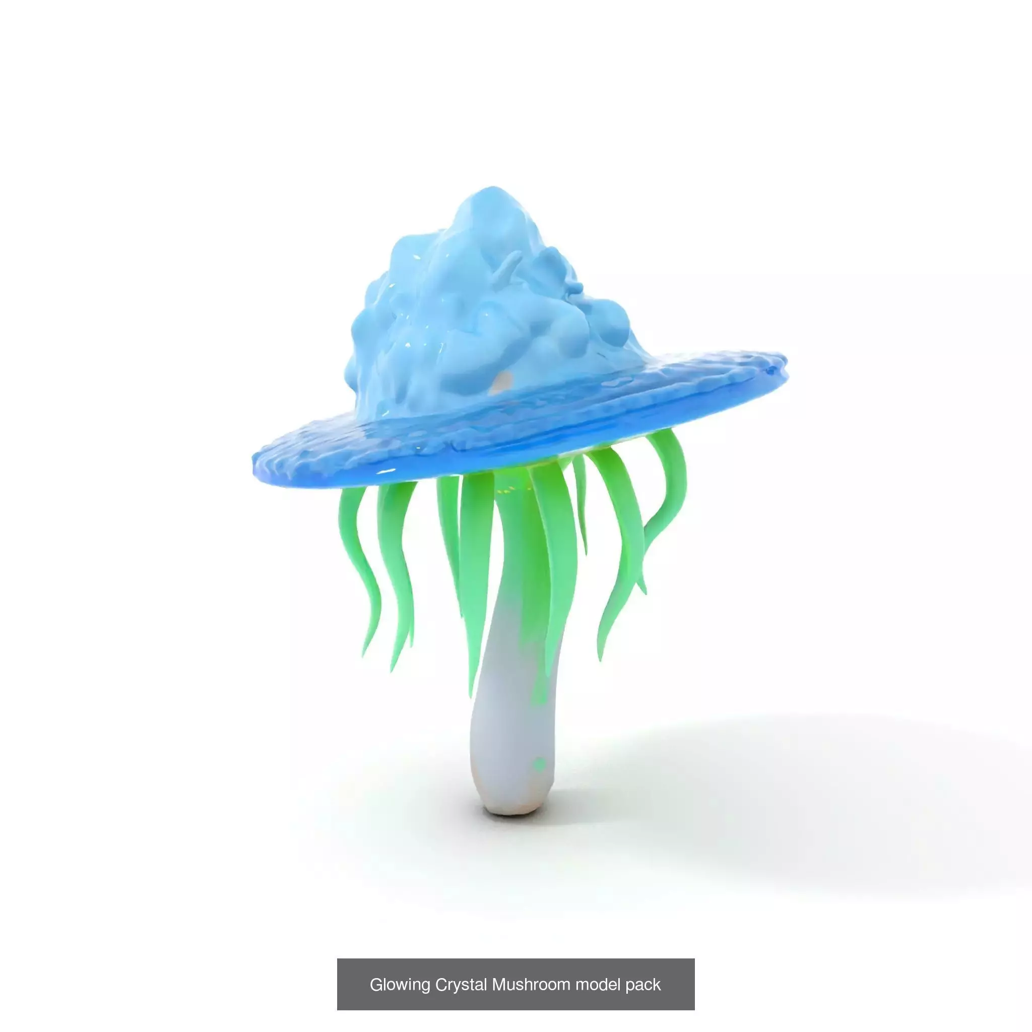 Glowing Mushrooms Universe 3D Model Collection_33