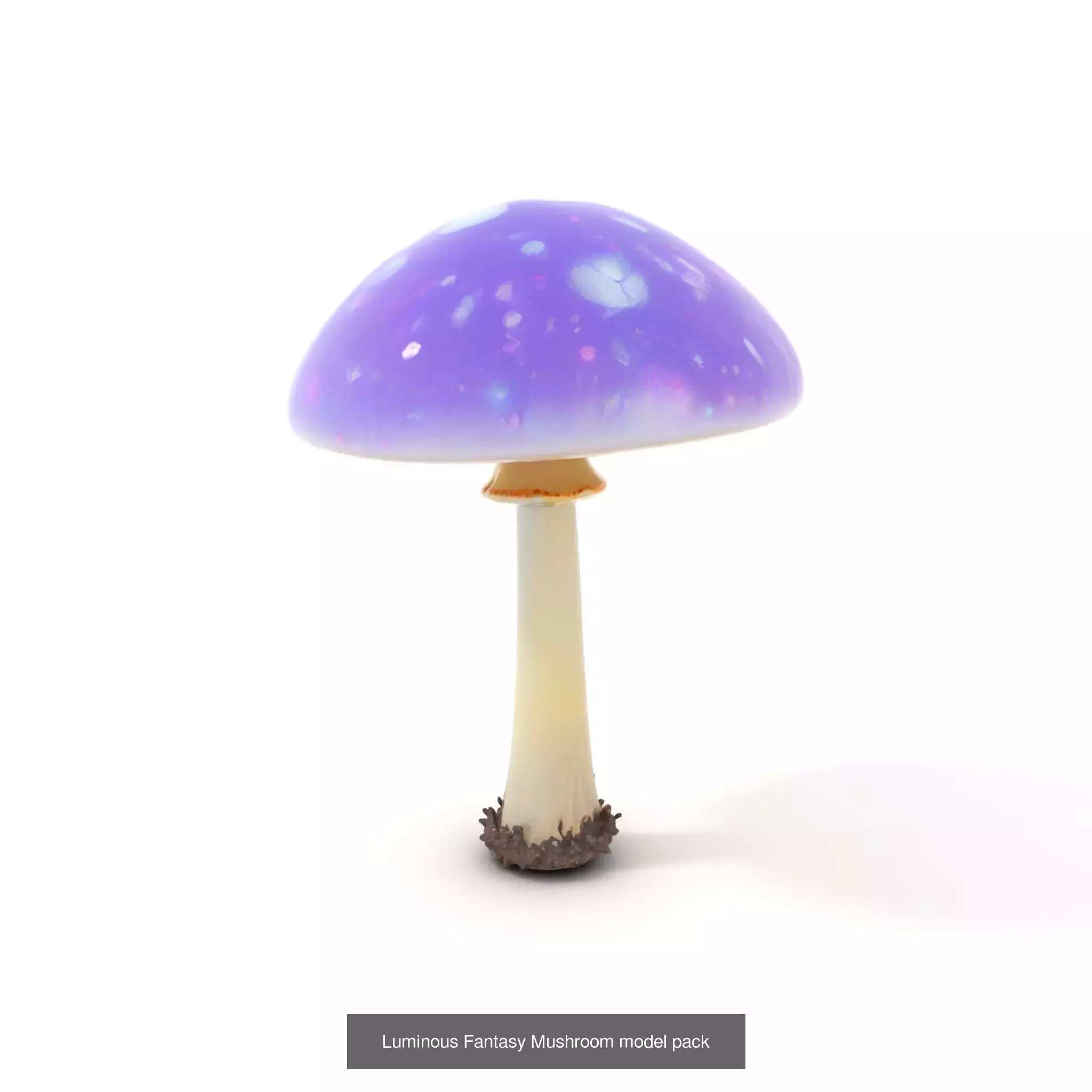 Glowing Mushrooms Universe 3D Model Collection_54