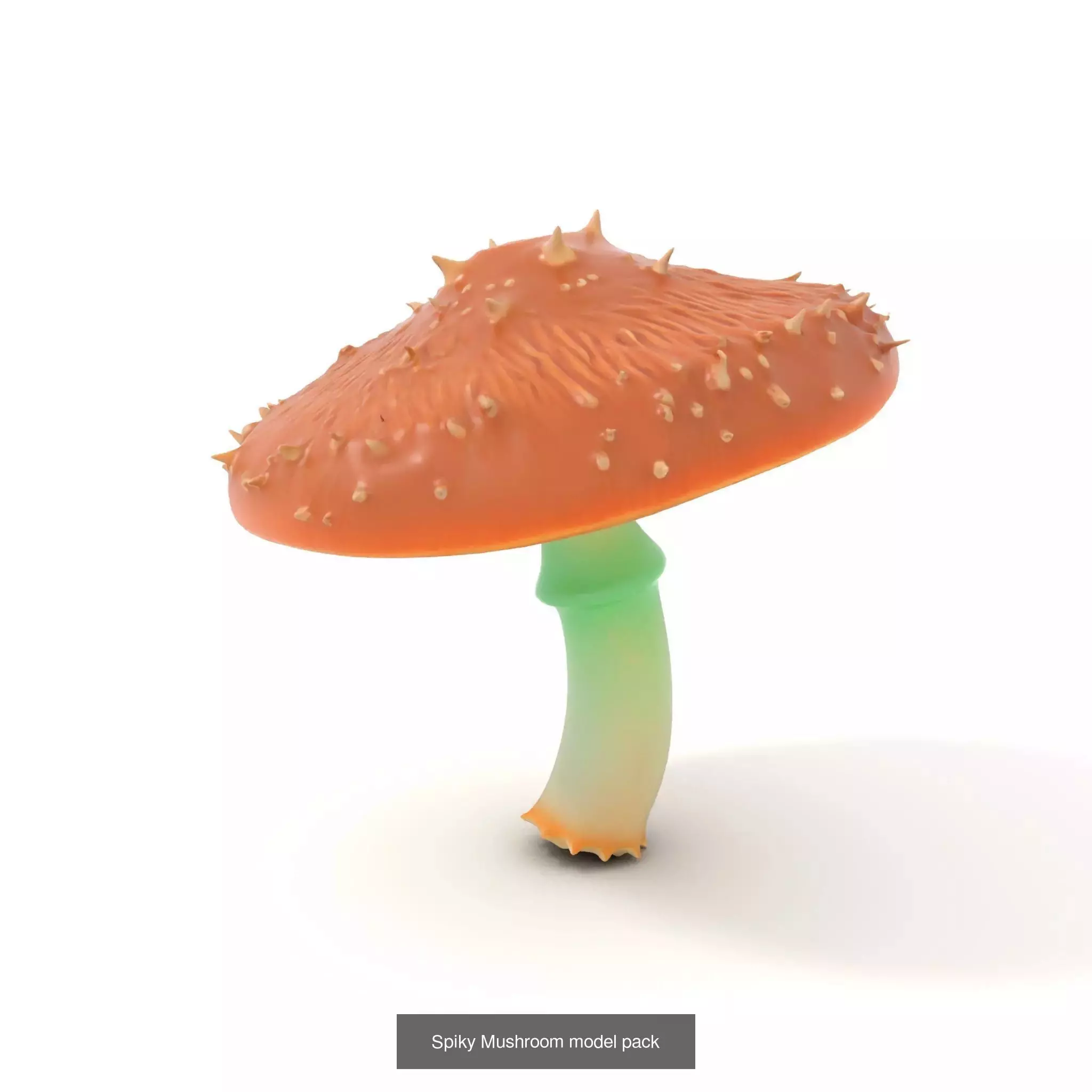Glowing Mushrooms Universe 3D Model Collection_34