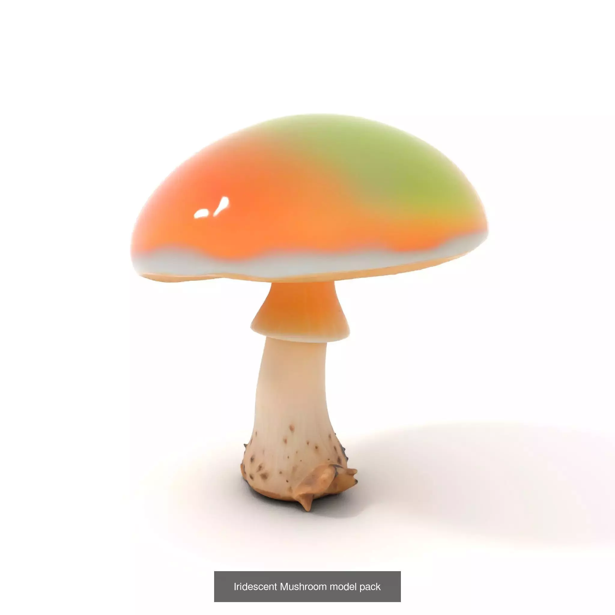Glowing Mushrooms Universe 3D Model Collection_43
