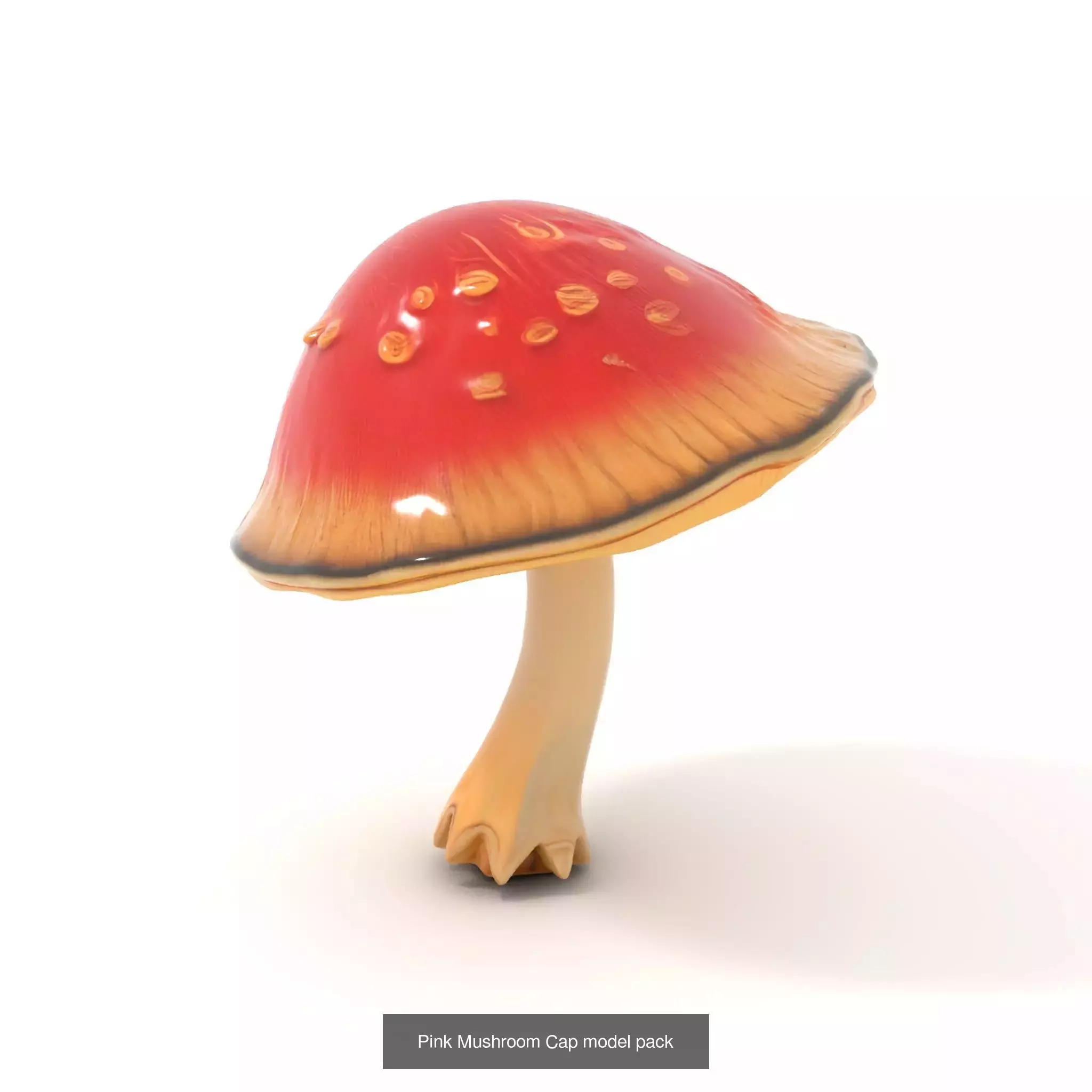 Glowing Mushrooms Universe 3D Model Collection_53
