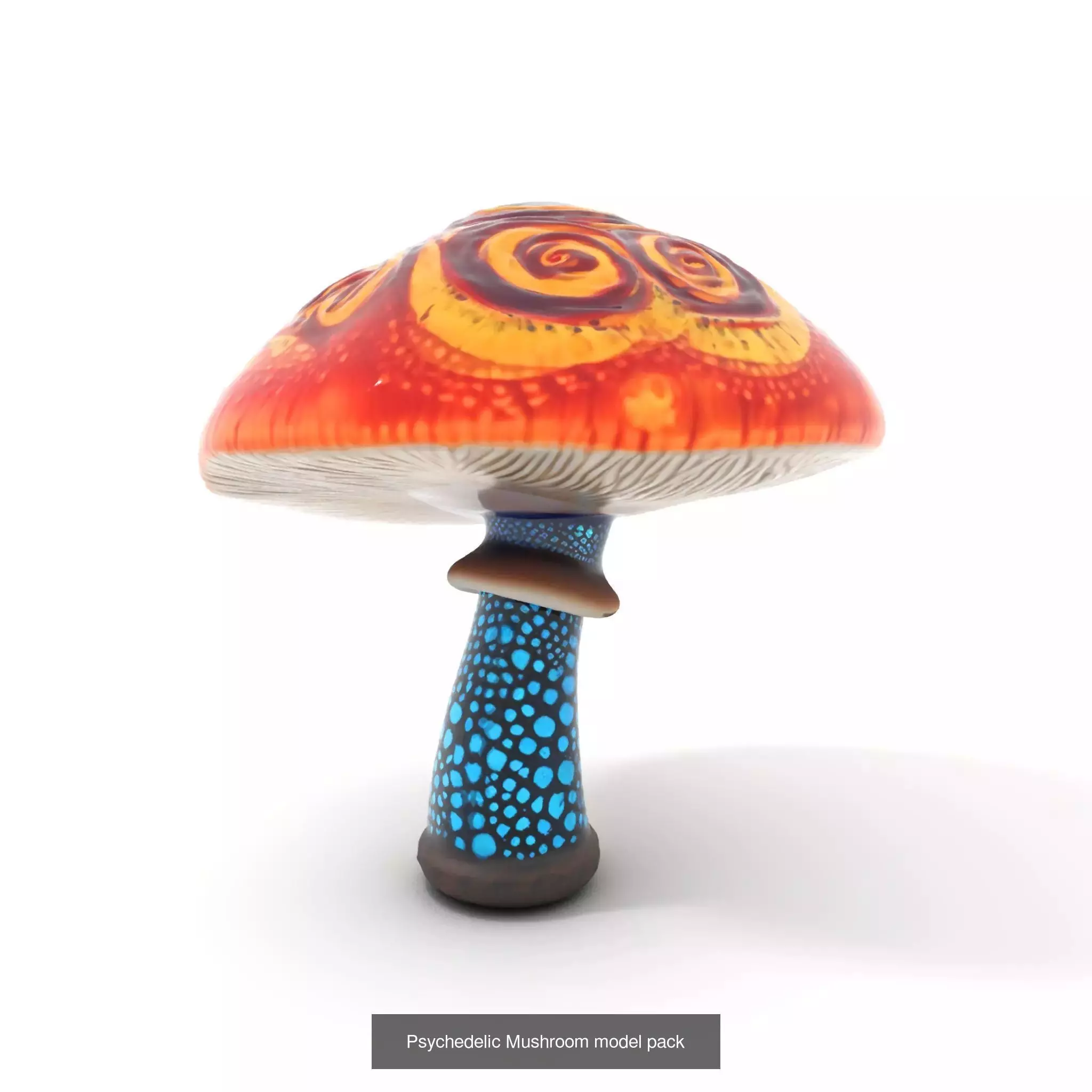Glowing Mushrooms Universe 3D Model Collection_38