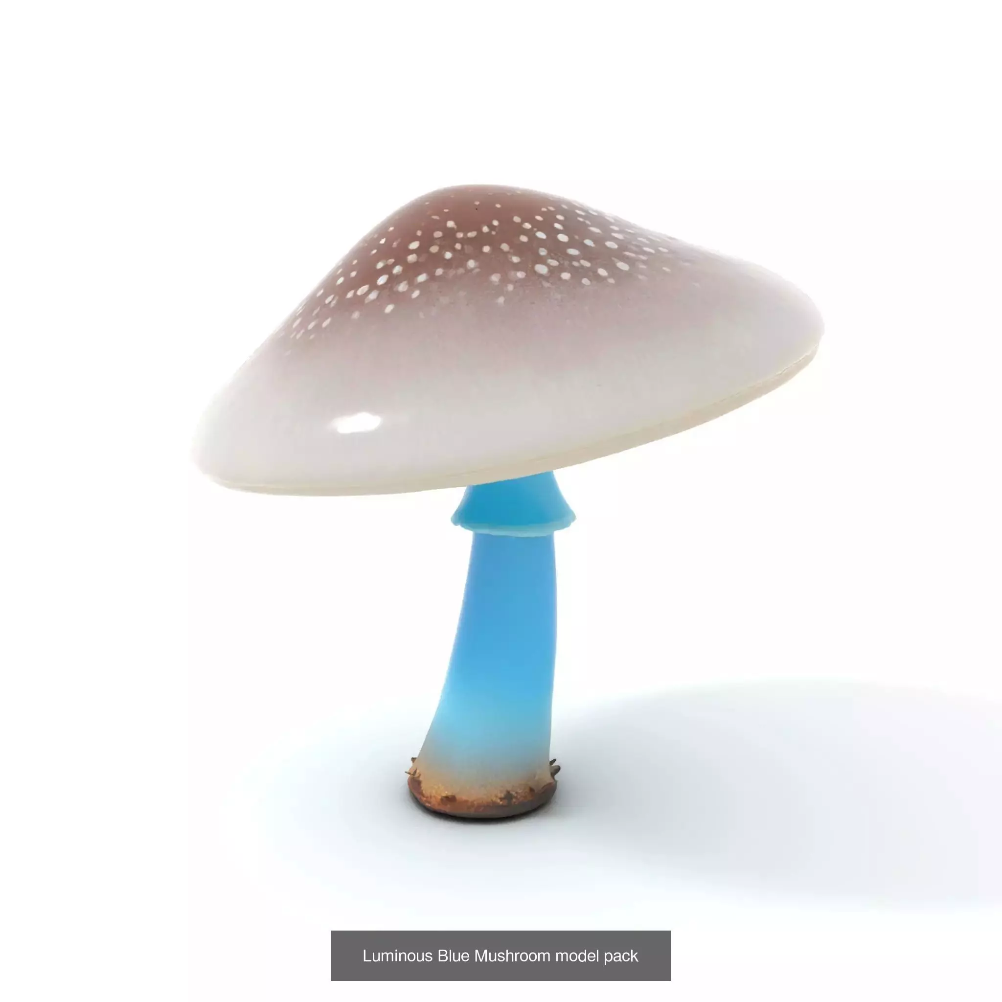 Glowing Mushrooms Universe 3D Model Collection_57