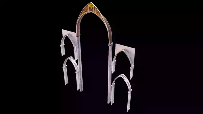 Gothic Nave Division Arches - ONLY 