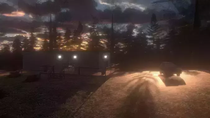 Abadoned Farm PS1 Environment