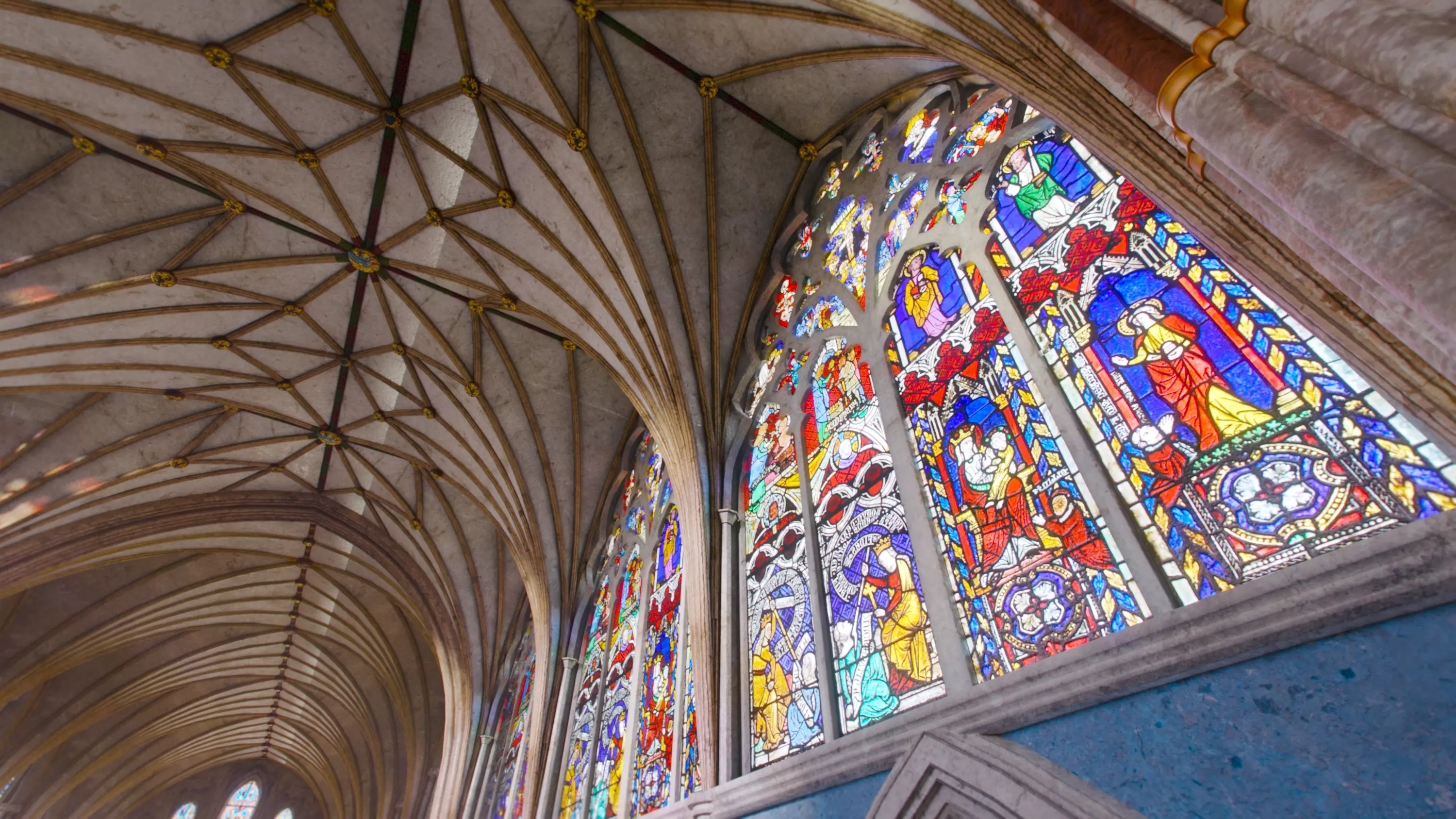 Cathedral FULL Gothic Nave  Low-poly 3D model_20