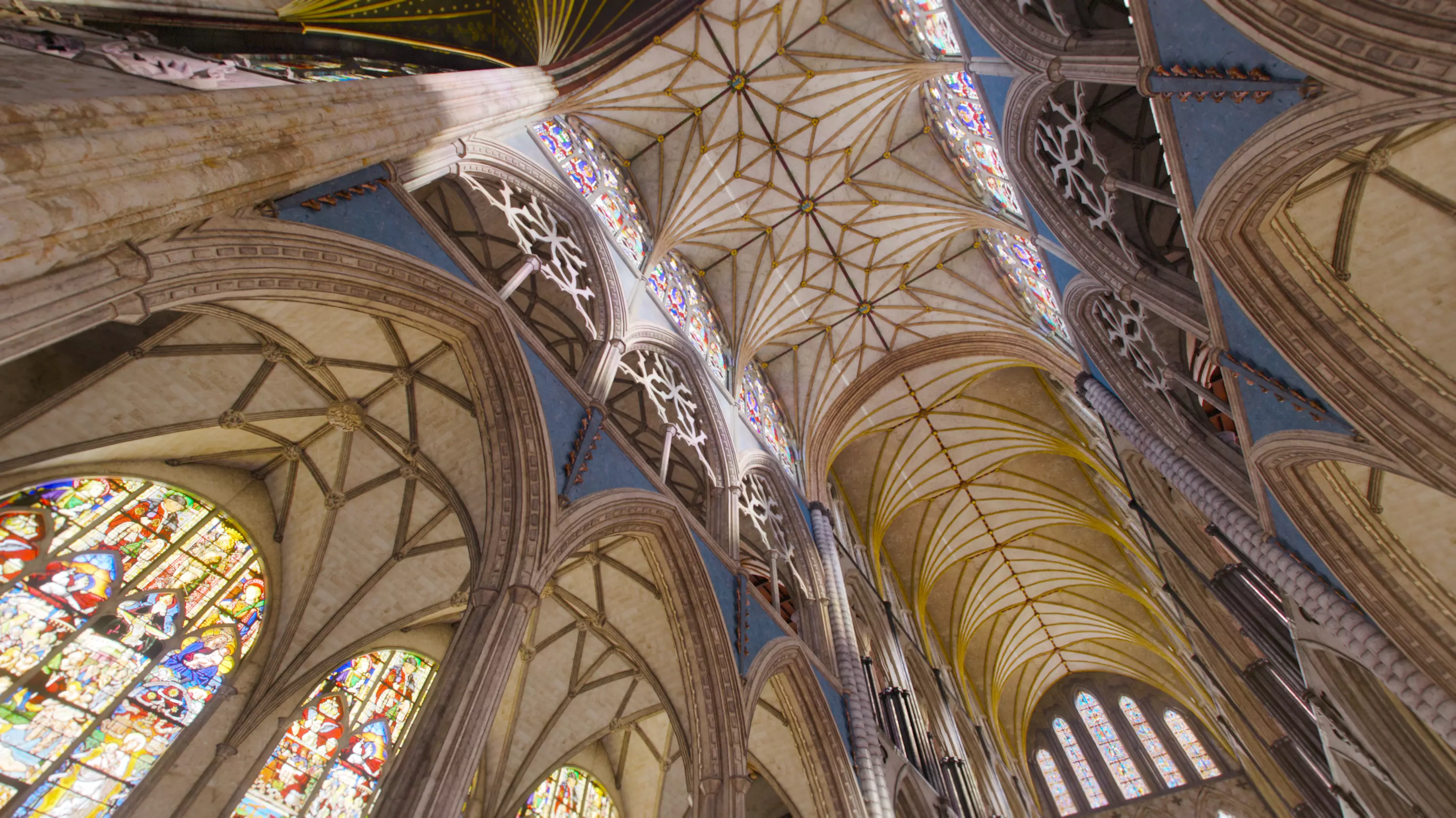 Cathedral FULL Gothic Nave  Low-poly 3D model_7