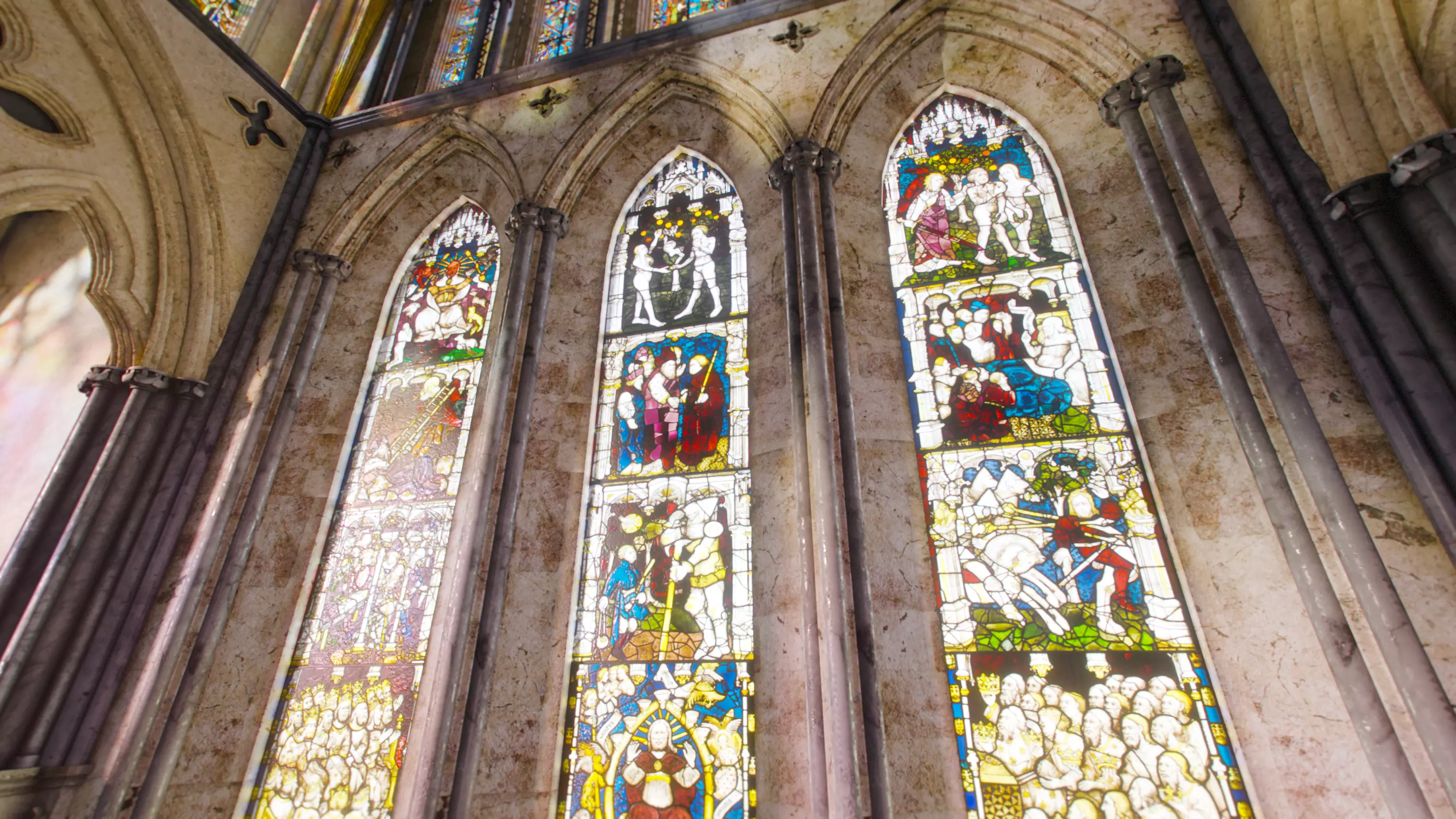 Cathedral FULL Gothic Nave  Low-poly 3D model_31