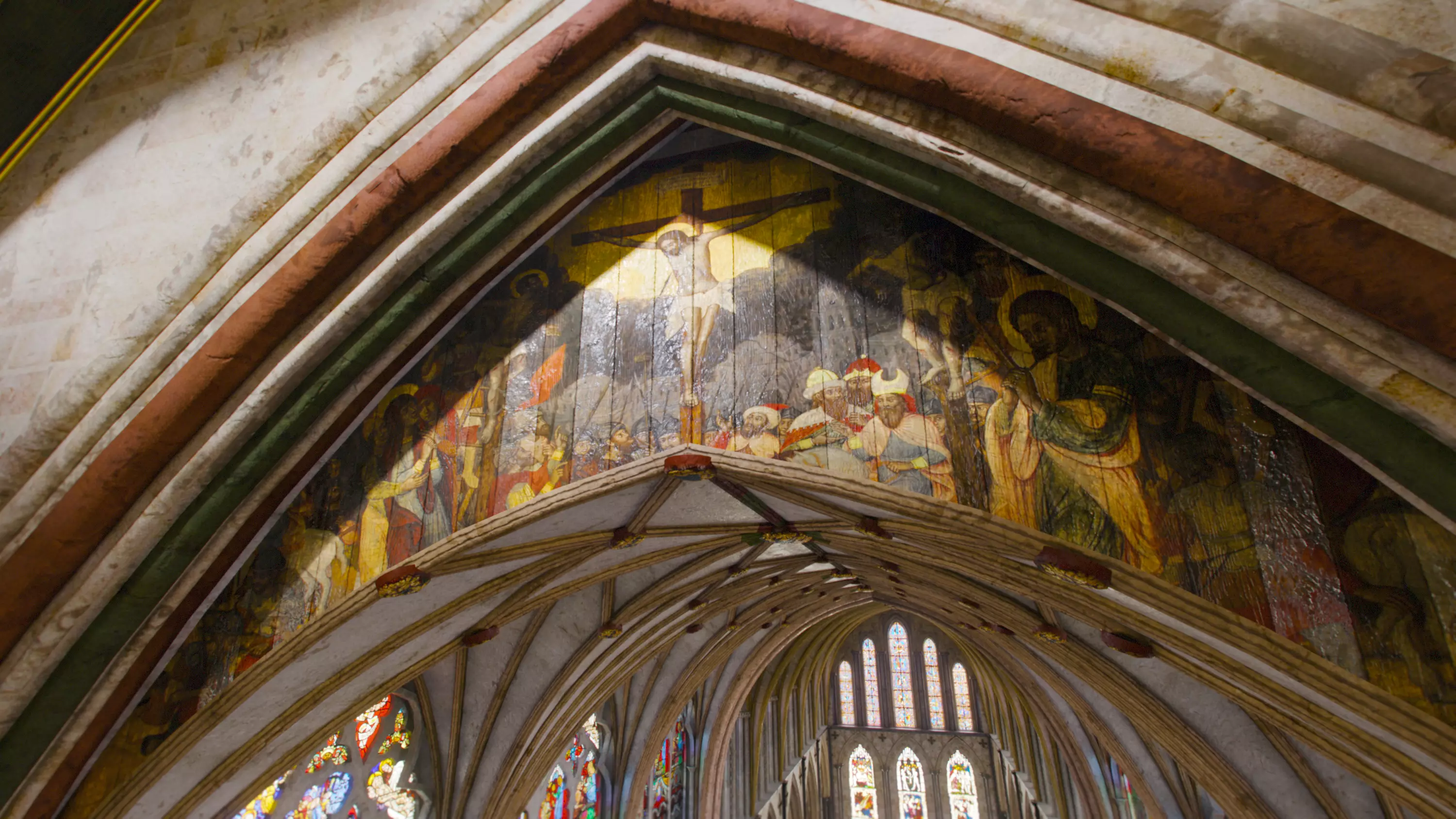 Cathedral FULL Gothic Nave  Low-poly 3D model_27