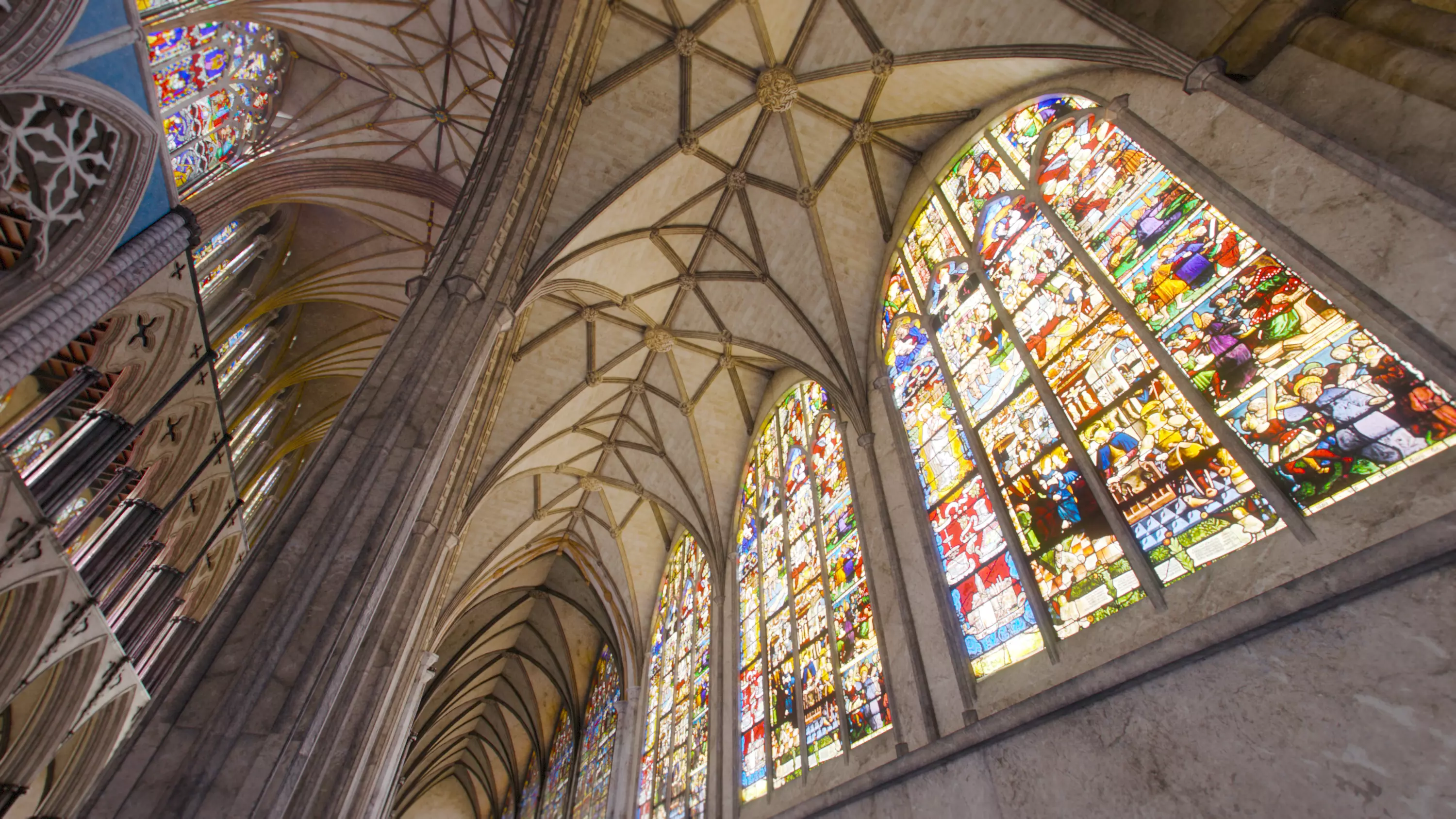 Cathedral FULL Gothic Nave  Low-poly 3D model_22