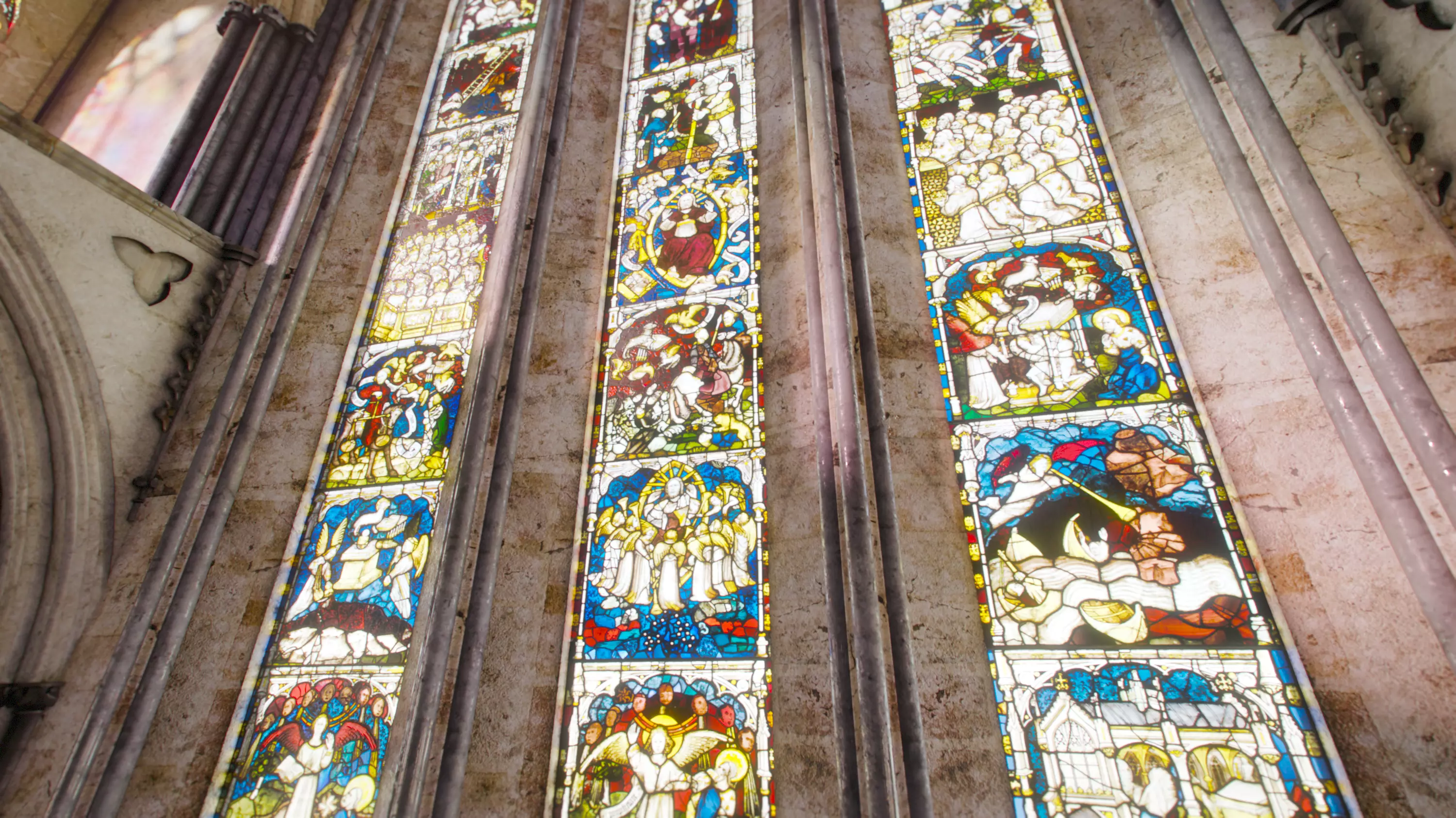 Cathedral FULL Gothic Nave  Low-poly 3D model_32