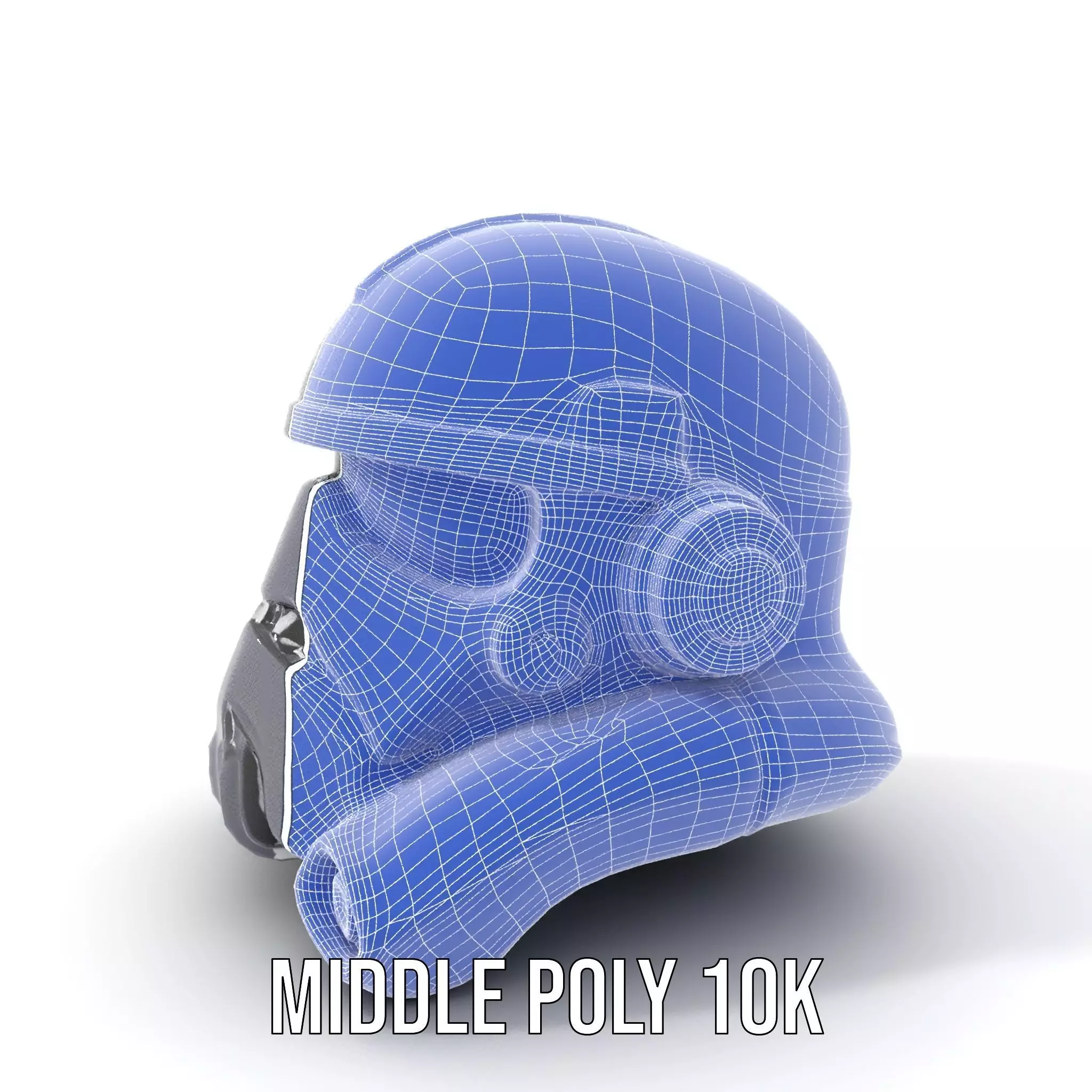 Sleek Black Helmet model pack Low-poly 3D model_18
