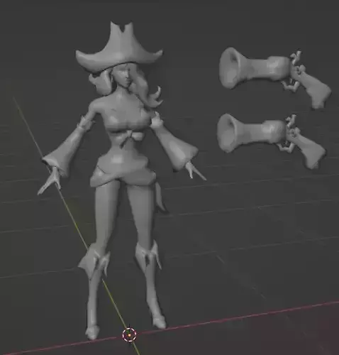 miss fortune 3D print model