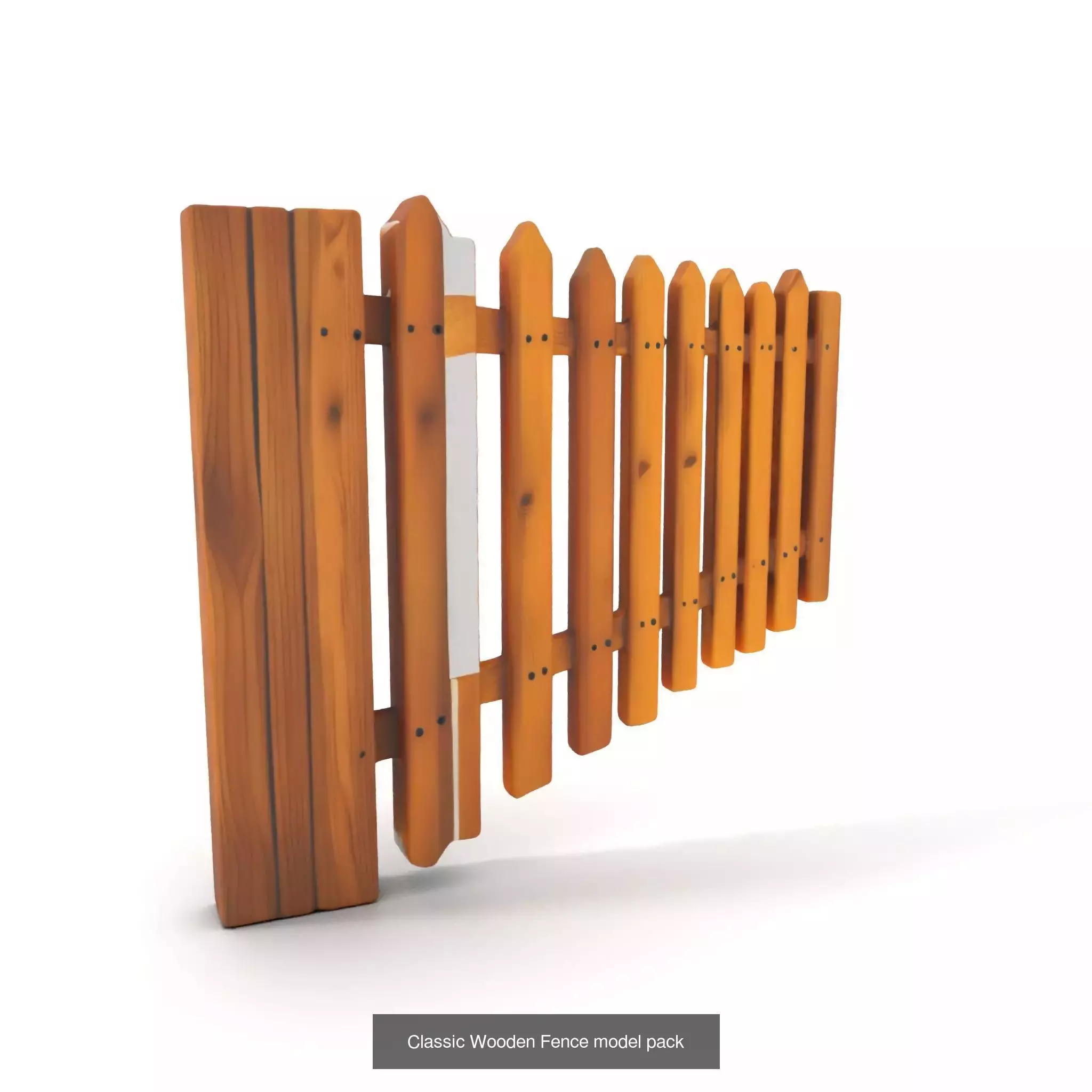 Wooden Palisade Model Collection _52