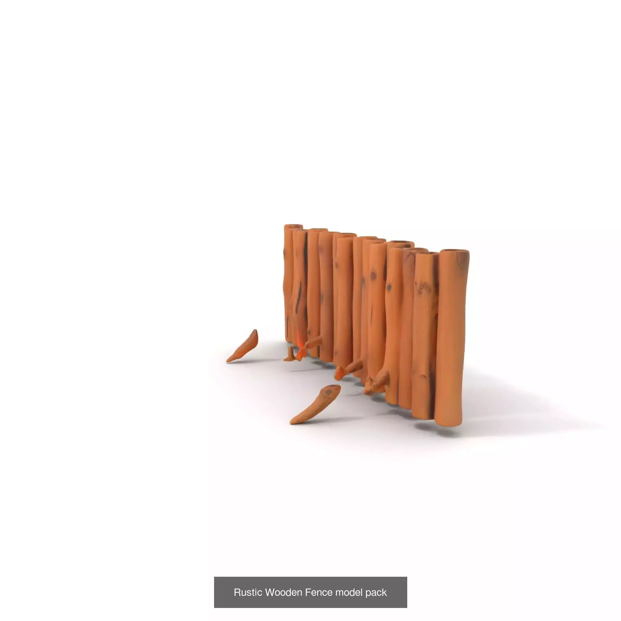 Wooden Palisade Model Collection _54