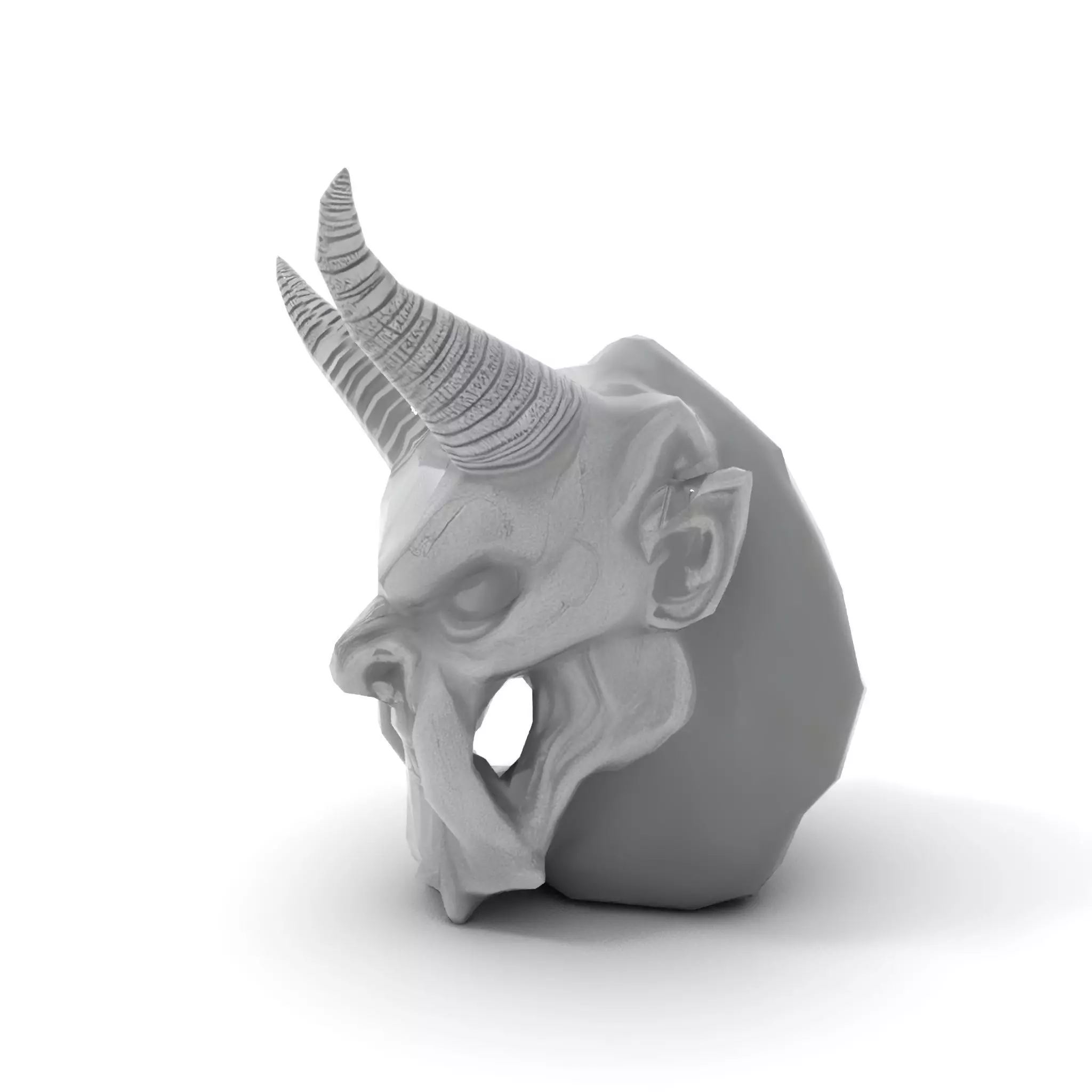Dark Horned Demon model pack Low-poly 3D model_12