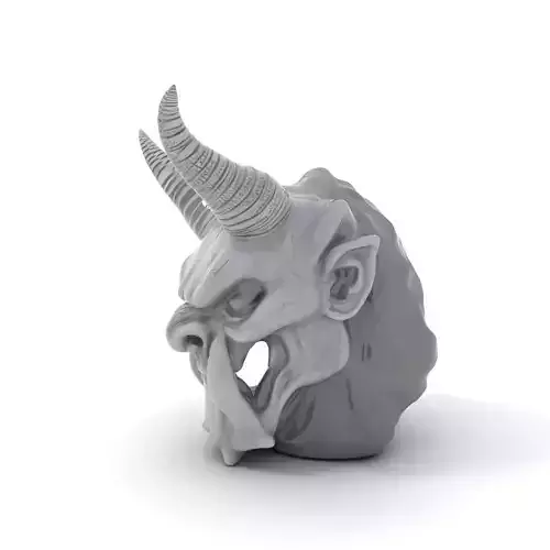 Dark Horned Demon model pack Low-poly 3D model