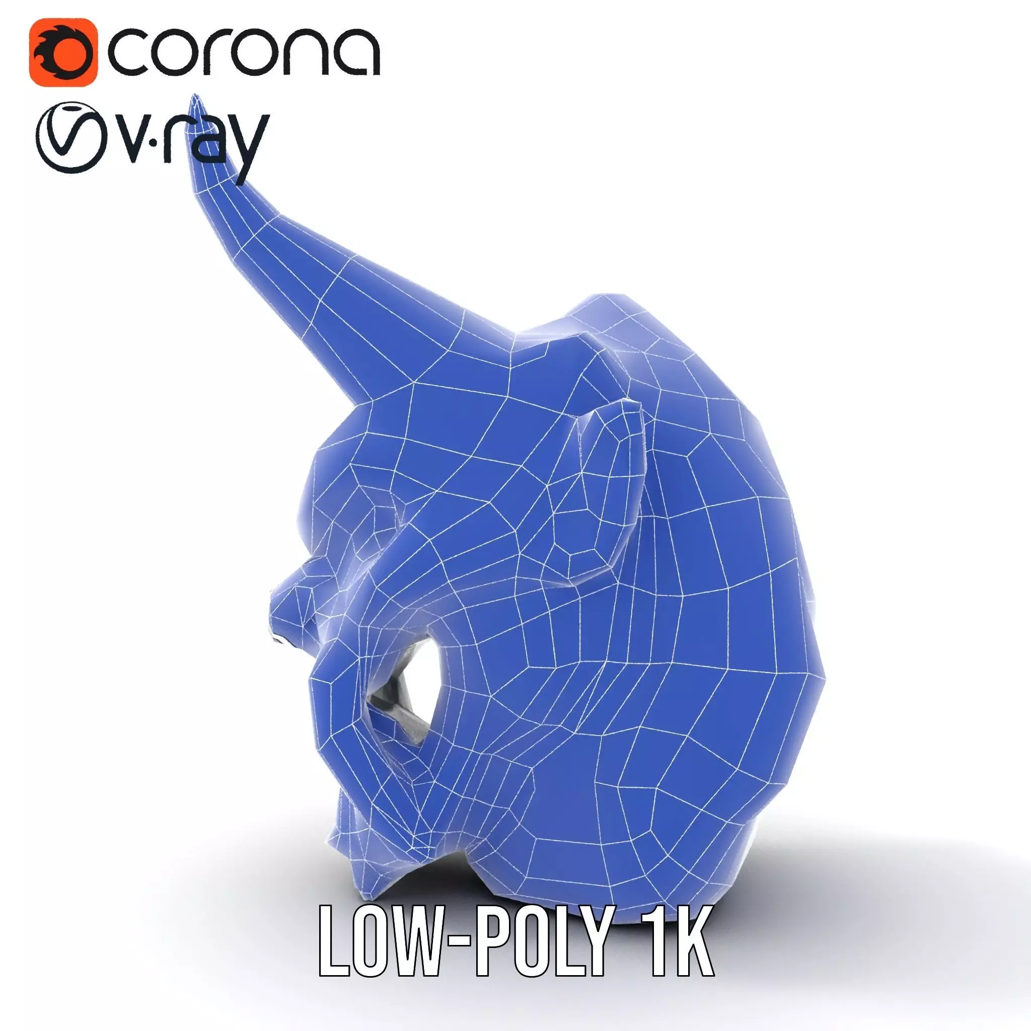 Dark Horned Demon model pack Low-poly 3D model_31