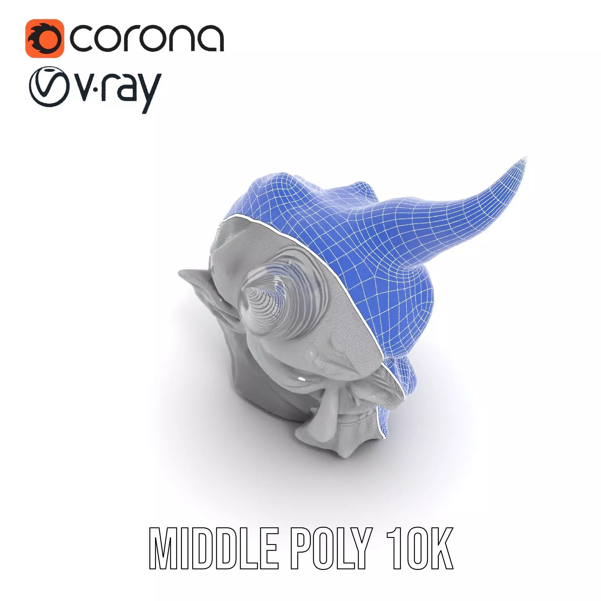 Dark Horned Demon model pack Low-poly 3D model_18