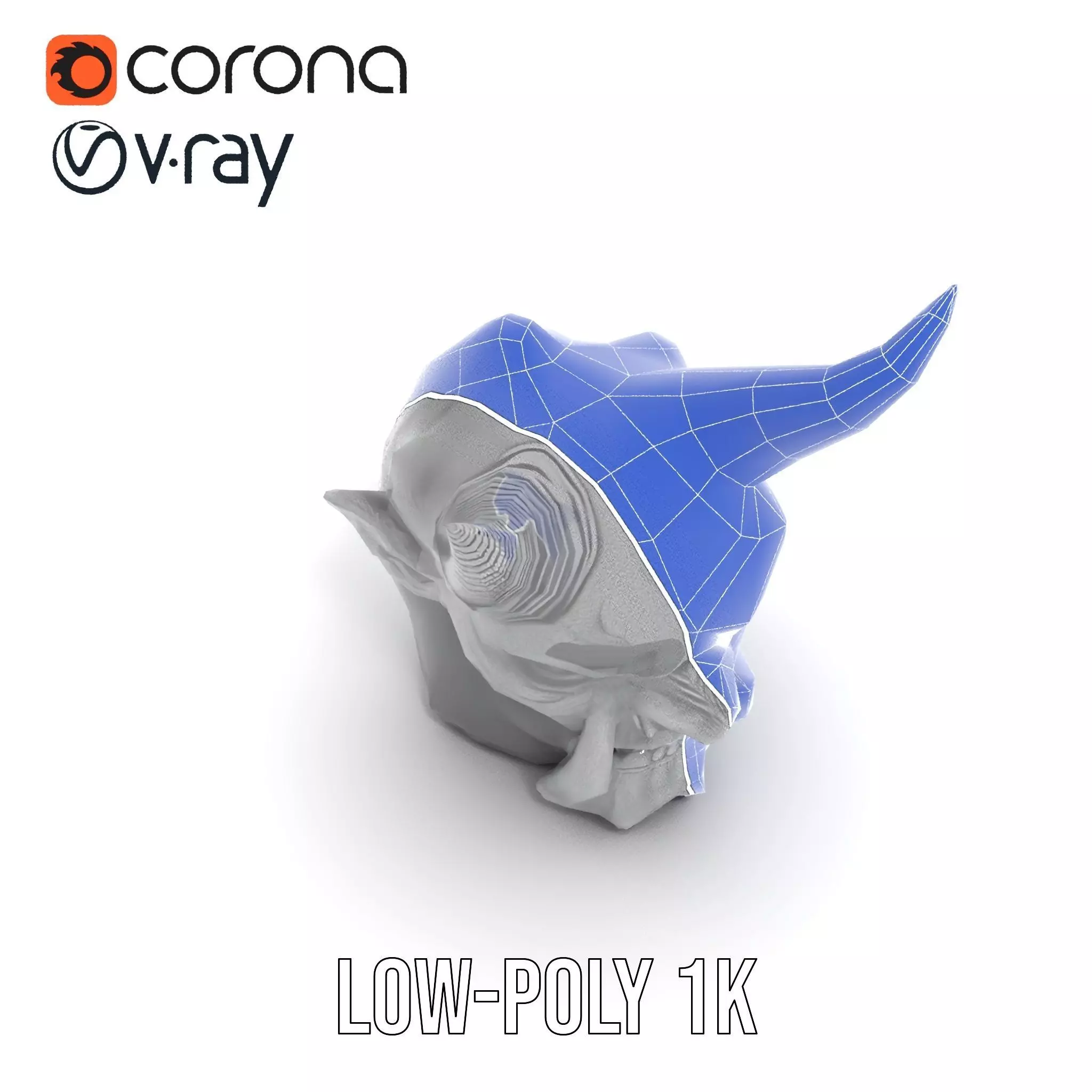 Dark Horned Demon model pack Low-poly 3D model_25