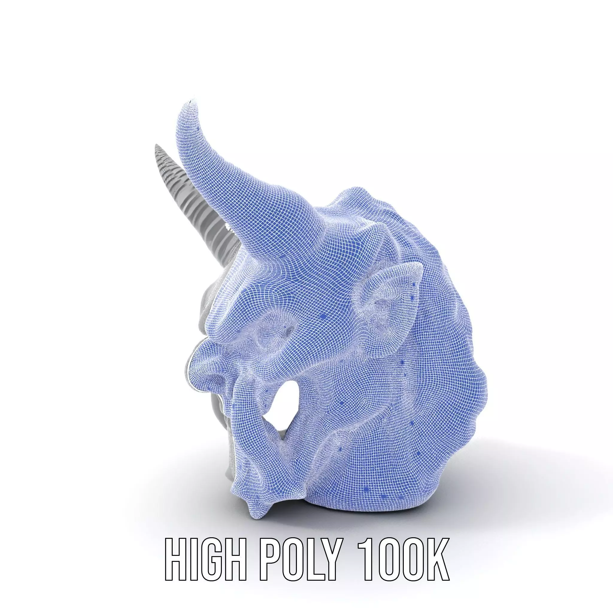 Dark Horned Demon model pack Low-poly 3D model_4