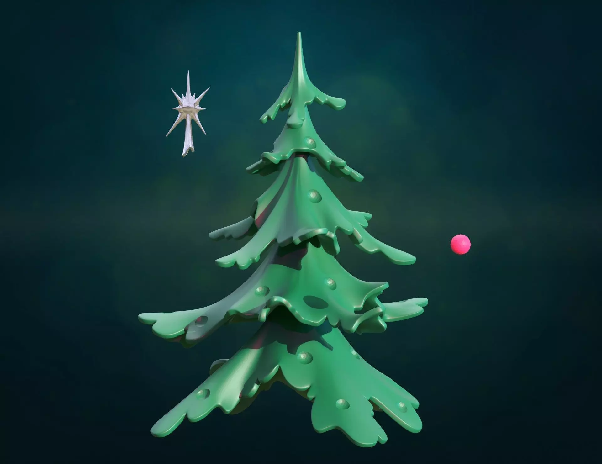 Christmas Tree 3D print model_8