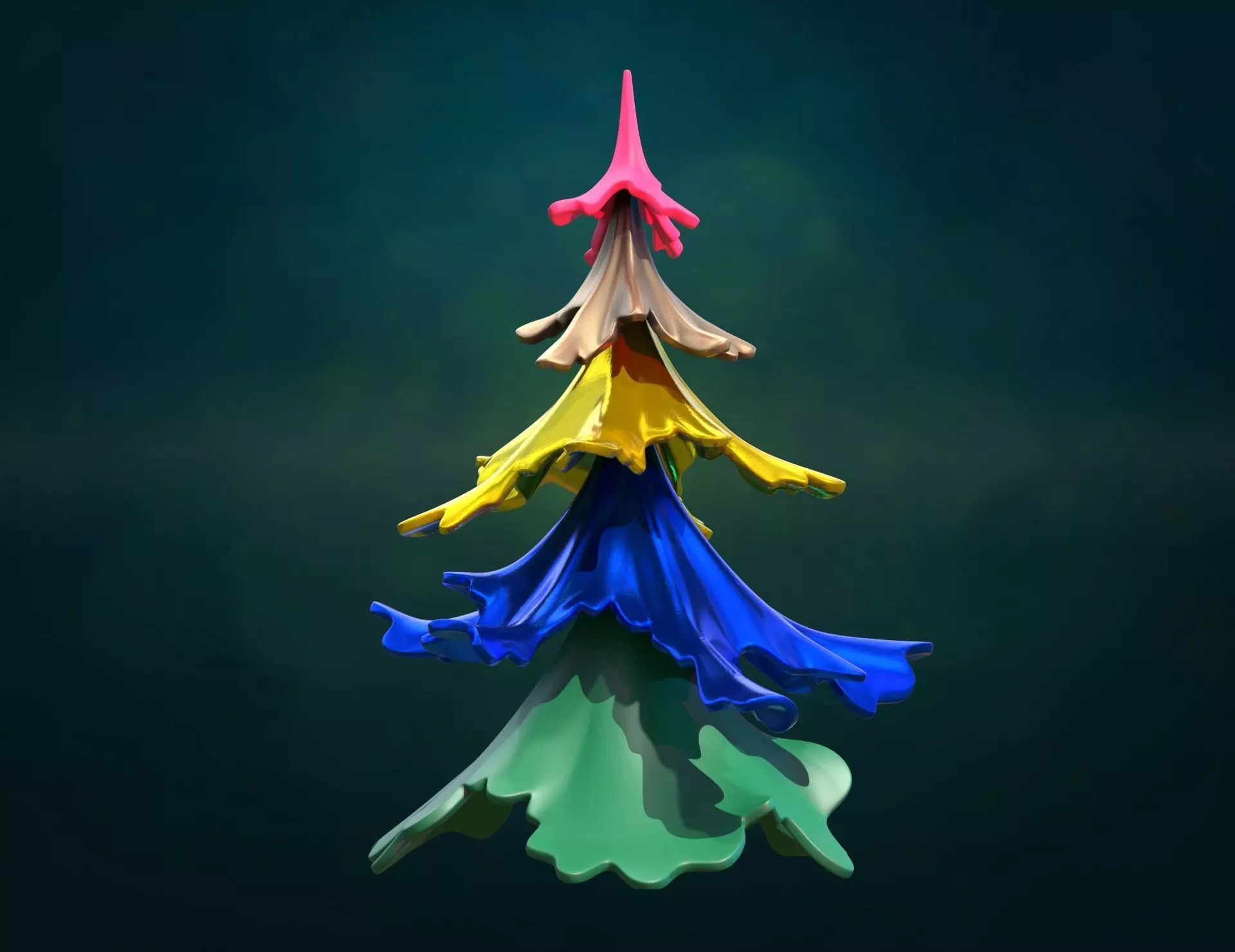Christmas Tree 3D print model_6