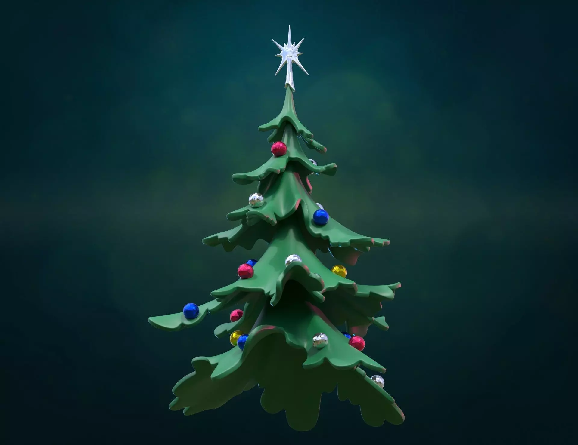 Christmas Tree 3D print model_2