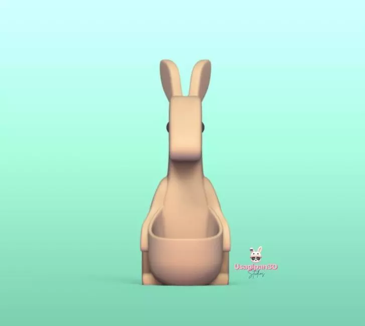 Kangaroo Pot 3D print model_1