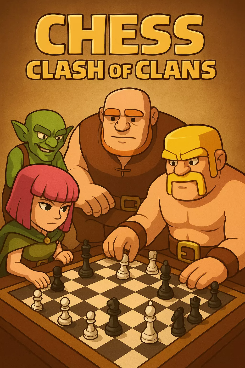 Chess Clash Of Clans Super Troops Edition 3D print model_0