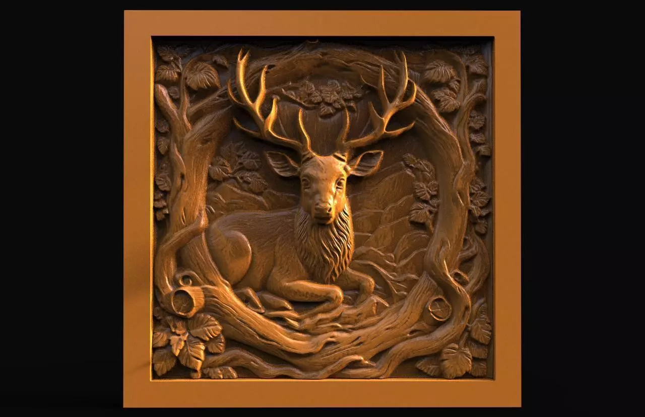 Deer CNC 3D print model