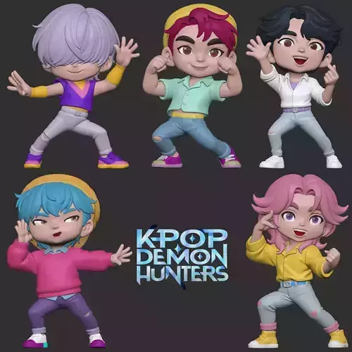 Saja Boys - Chibi - kpop demon hunter