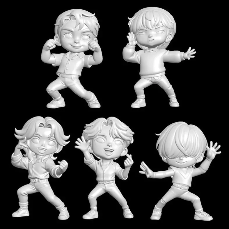 Saja Boys - Chibi - kpop demon hunter 3D print model_1