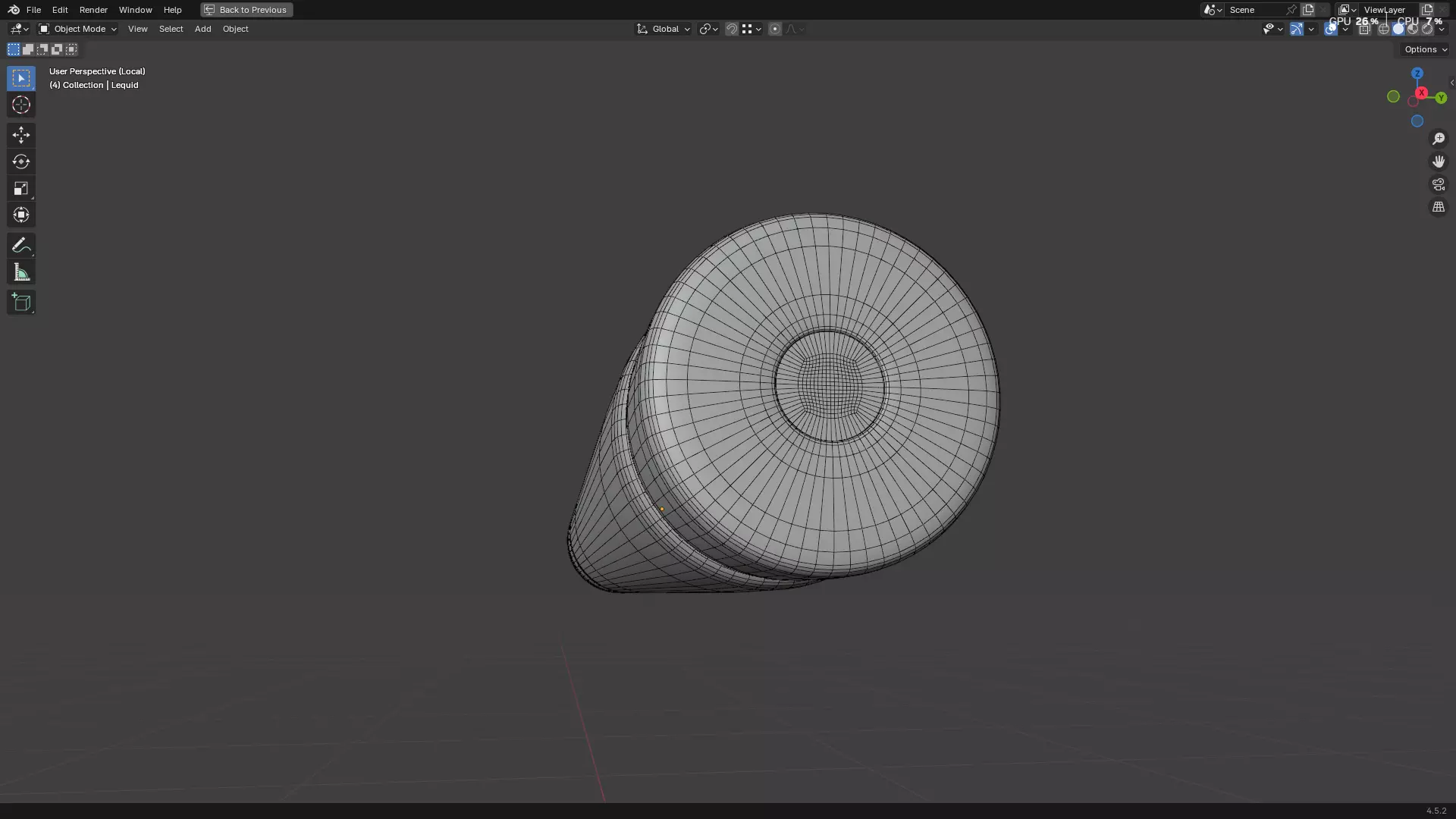 Dental Self Aspirating Syringe 3D model_41