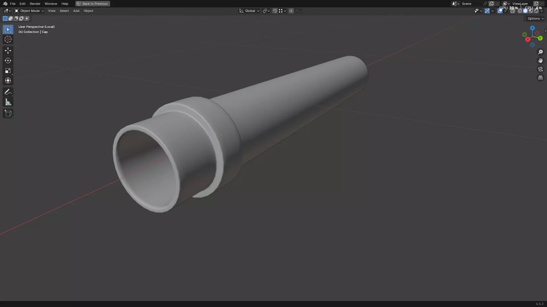 Dental Self Aspirating Syringe 3D model_80