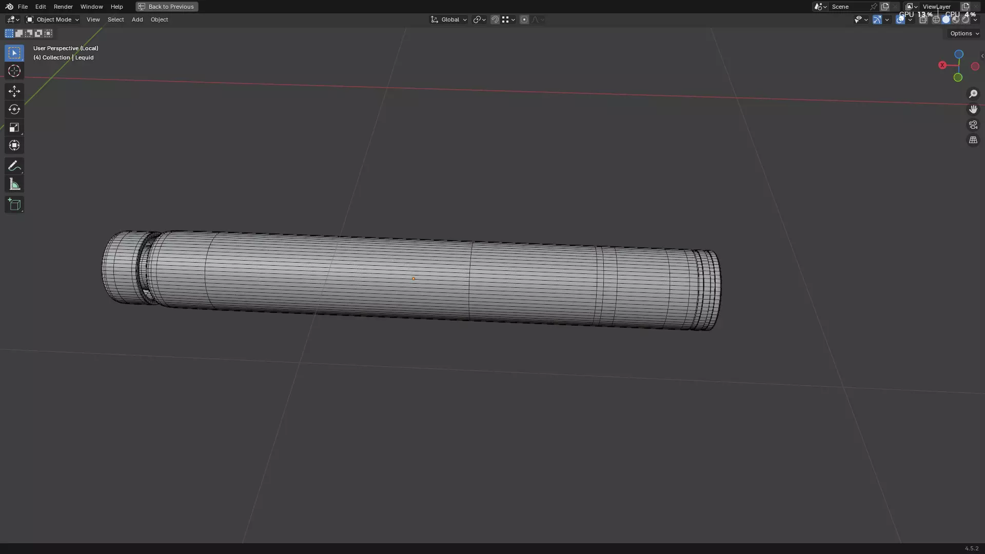 Dental Self Aspirating Syringe 3D model_39