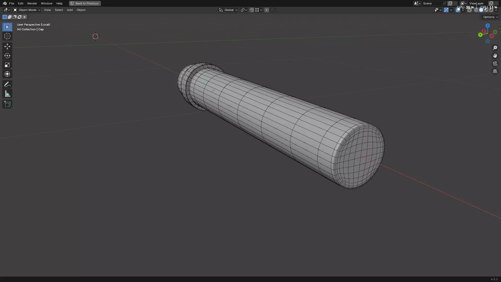 Dental Self Aspirating Syringe 3D model_75