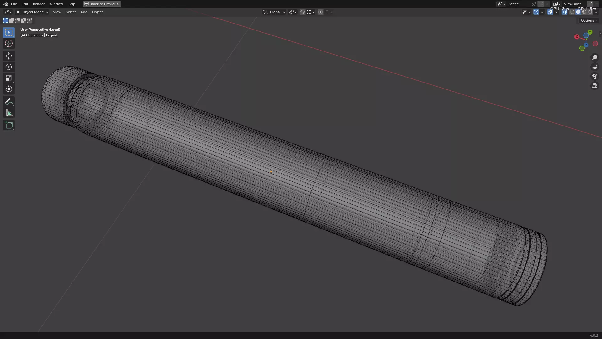 Dental Self Aspirating Syringe 3D model_38