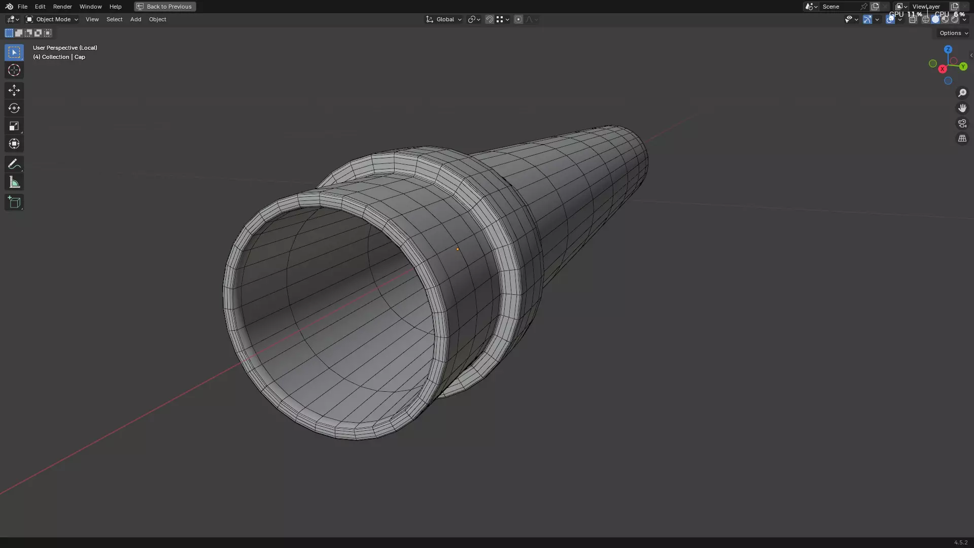 Dental Self Aspirating Syringe 3D model_74