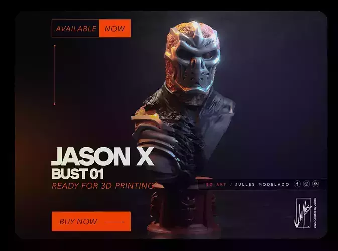 Jason X Bust 01