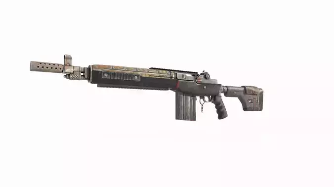 Sci Fi wasteland style long range rifle