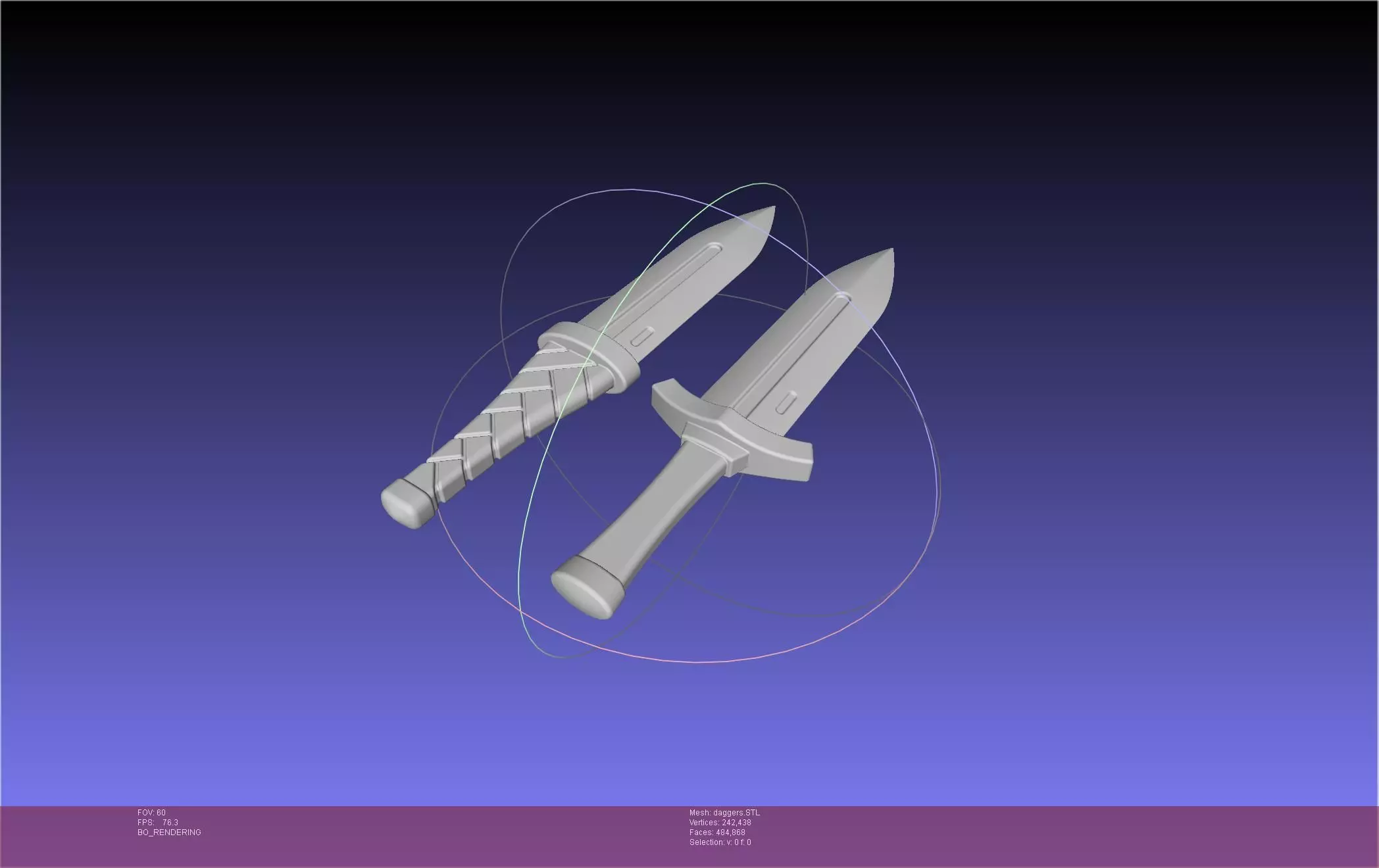 Vinland Saga Thorfinn Daggers 3D print model_4