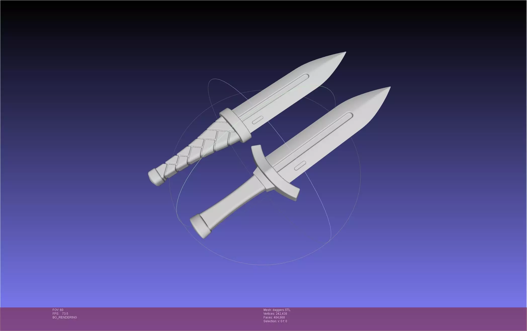 Vinland Saga Thorfinn Daggers 3D print model_1