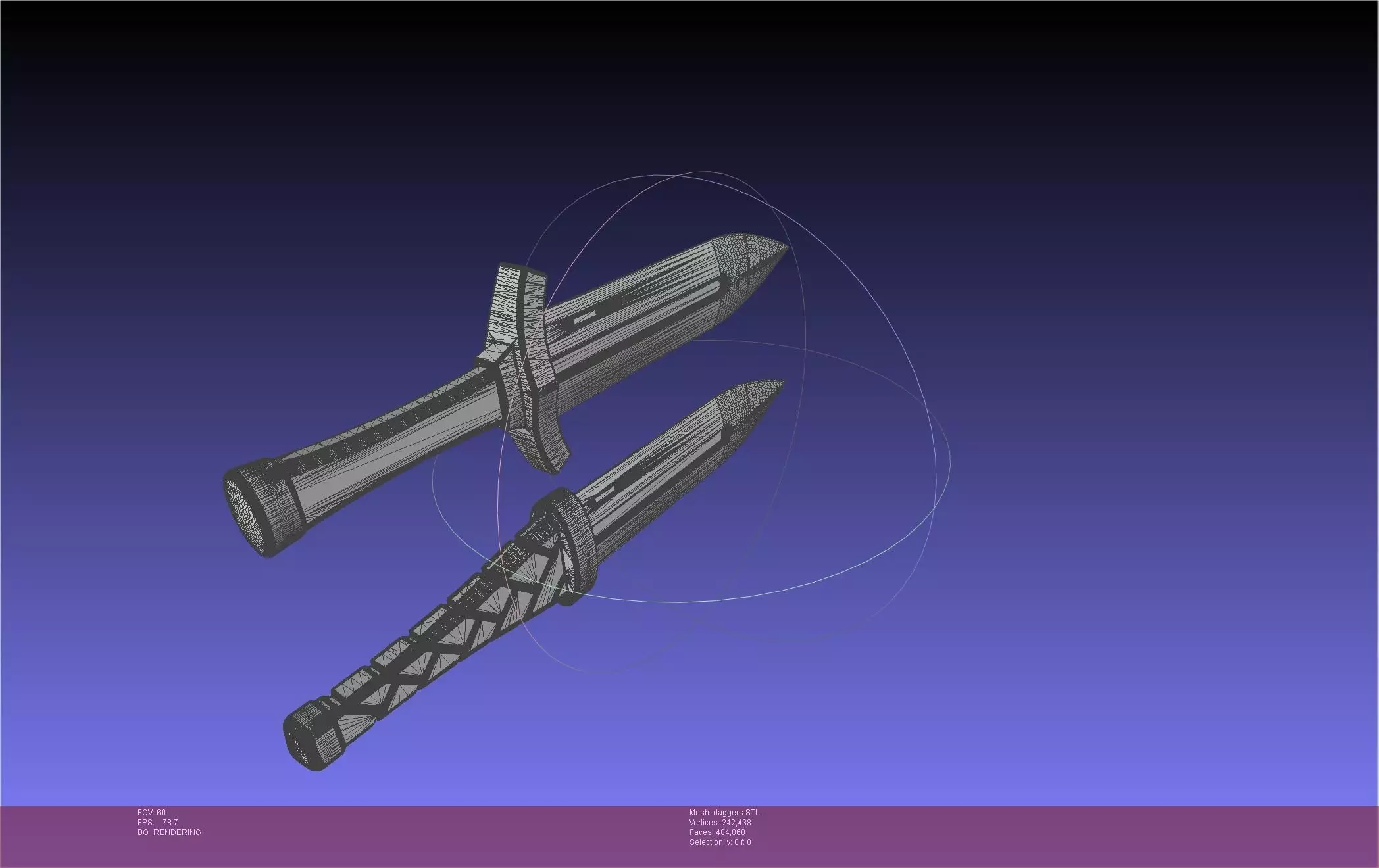 Vinland Saga Thorfinn Daggers 3D print model_12