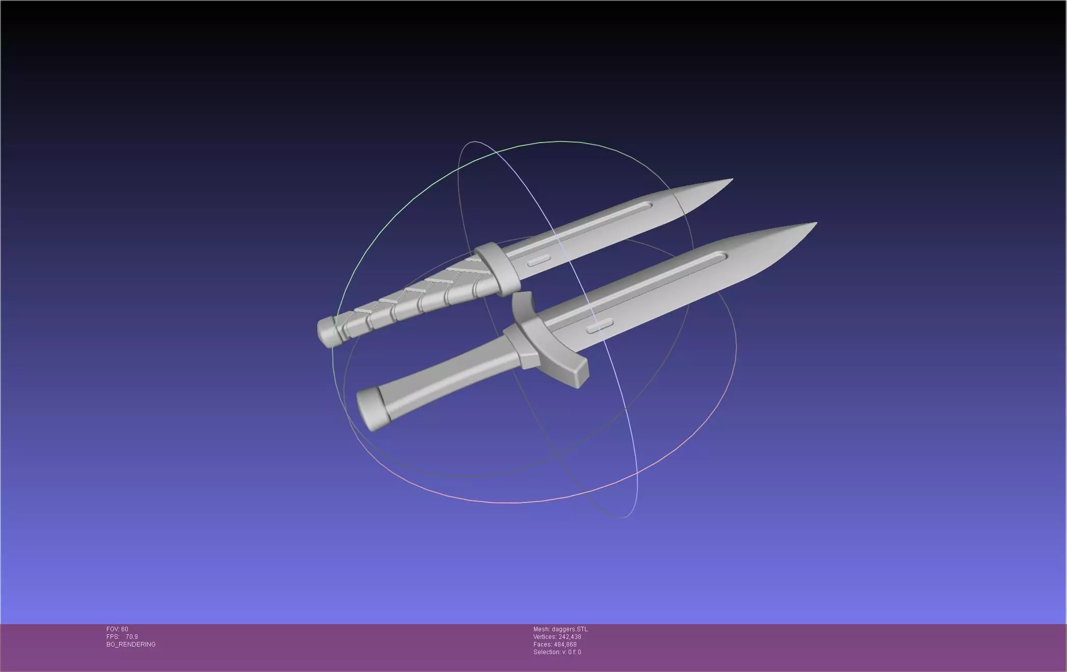 Vinland Saga Thorfinn Daggers 3D print model_3
