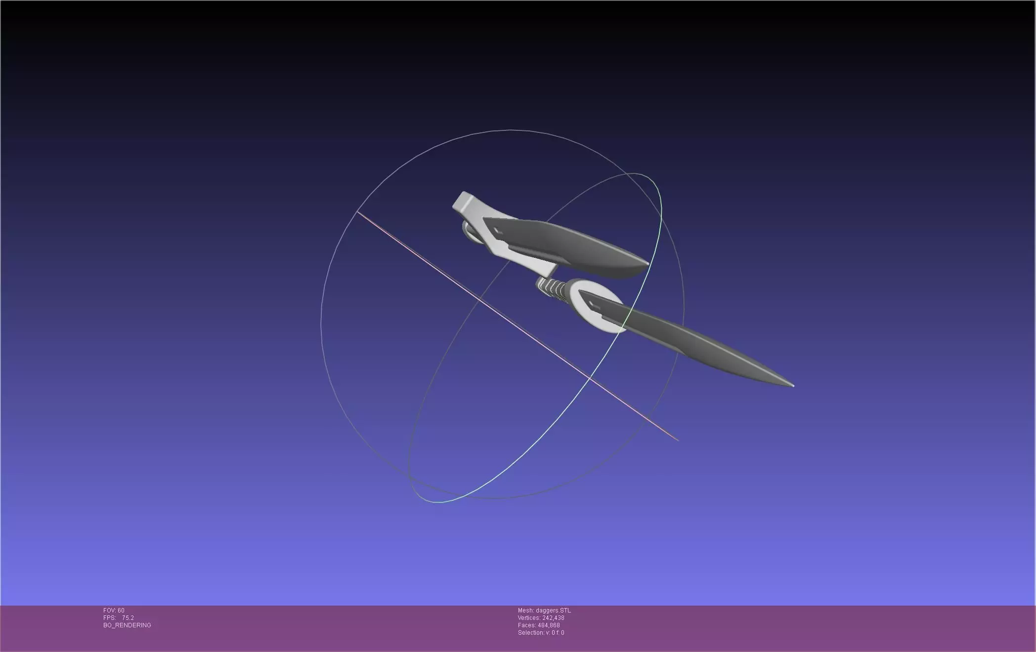 Vinland Saga Thorfinn Daggers 3D print model_9