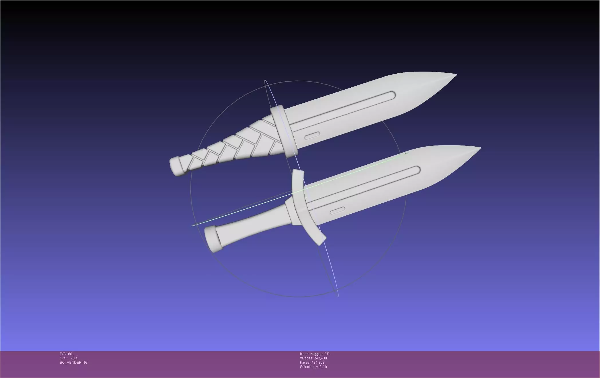 Vinland Saga Thorfinn Daggers 3D print model_2