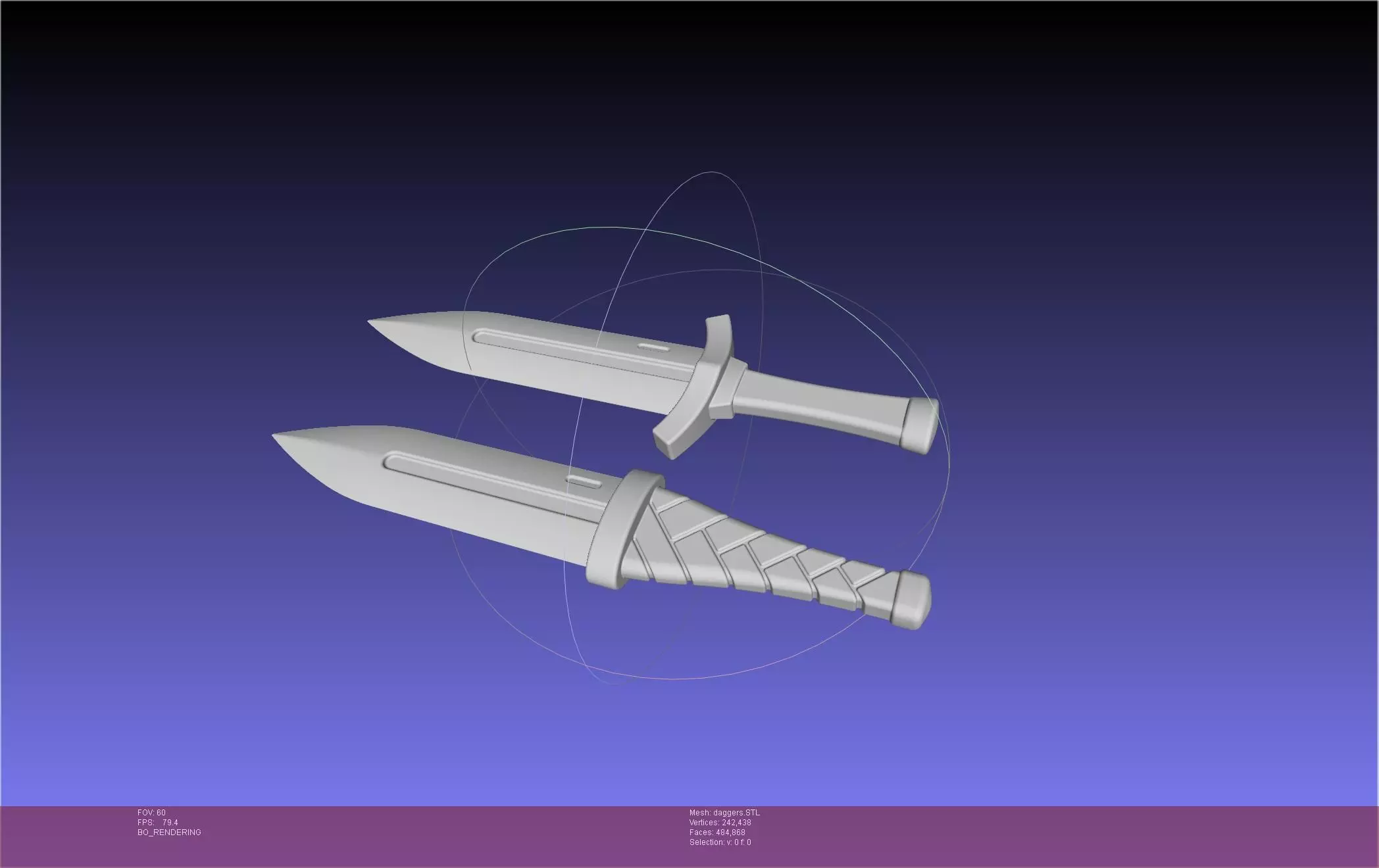 Vinland Saga Thorfinn Daggers 3D print model_6