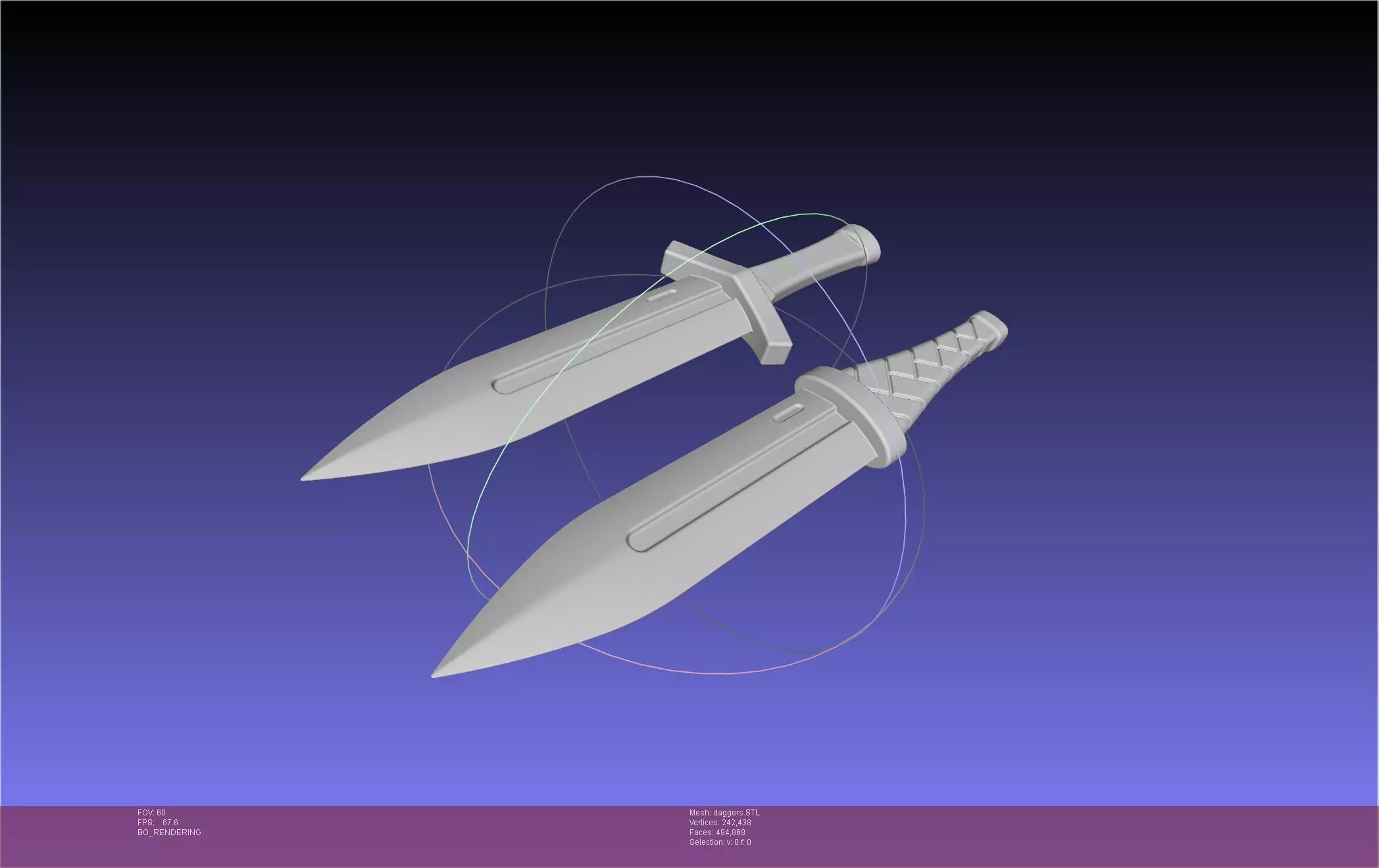 Vinland Saga Thorfinn Daggers 3D print model_8